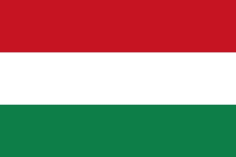 ハンガリーの国旗のイラスト