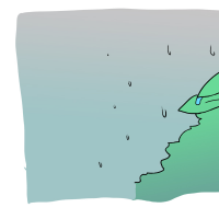 雨のイラスト