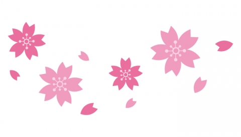 桜の花びらのイラスト