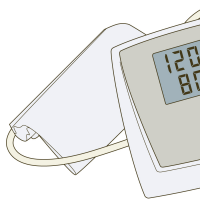 血圧計のイラスト