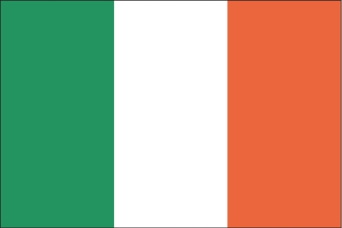 アイルランドの国旗のイラスト