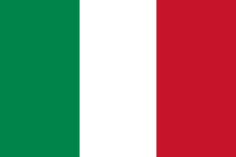 イタリアの国旗のイラスト