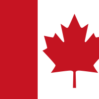 カナダの国旗のイラスト