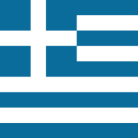 ギリシャの国旗のイラスト