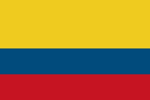 コロンビアの国旗のイラスト 無料イラストのimt 商用ok 加工ok