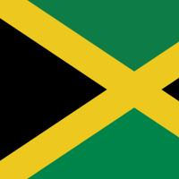 ジャマイカの国旗のイラスト