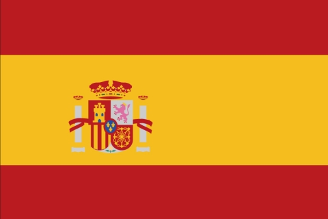 すごいスペイン 国旗 イラスト