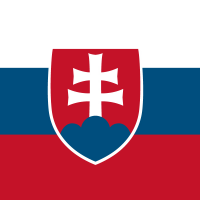 スロバキアの国旗のイラスト