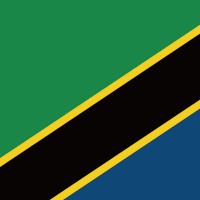 タンザニアの国旗のイラスト