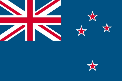 ニュージーランドの国旗のイラスト