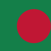 バングラデシュの国旗のイラスト