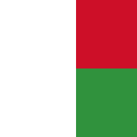 マダガスカルの国旗のイラスト
