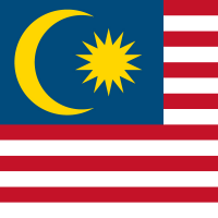 マレーシアの国旗のイラスト