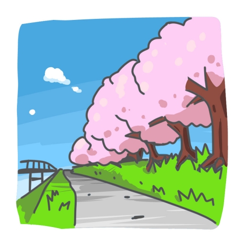 50 素晴らしい桜 並木 イラスト ディズニー画像のすべて