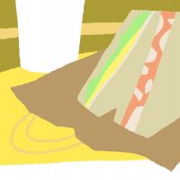 サンドイッチの壁紙