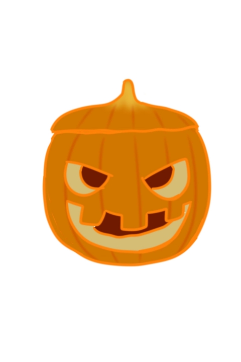 ハロウィンのかぼちゃの怖いイラスト 無料イラストのimt 商用ok 加工ok