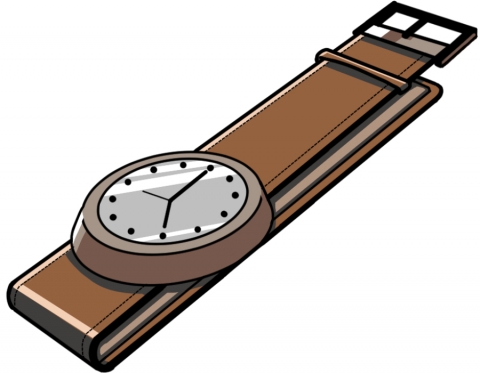 腕時計が置いてあるイラスト 無料イラストのimt 商用ok 加工ok