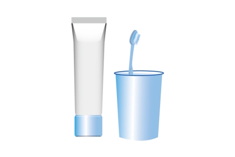 歯磨き粉と歯ブラシとコップのイラスト 無料イラストのimt 商用ok 加工ok
