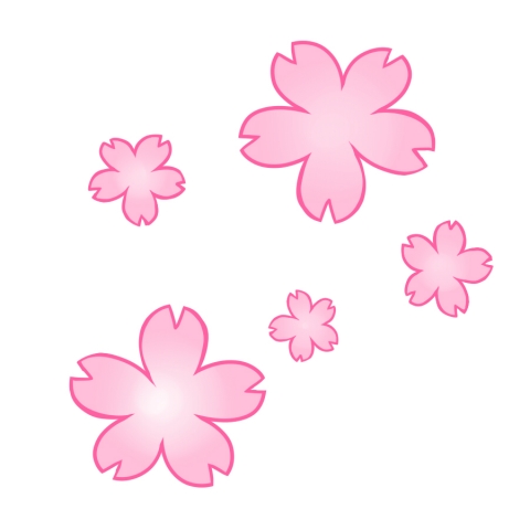 元の桜 花びら イラスト Png 動物ゾーン