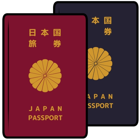 パスポートのイラスト
