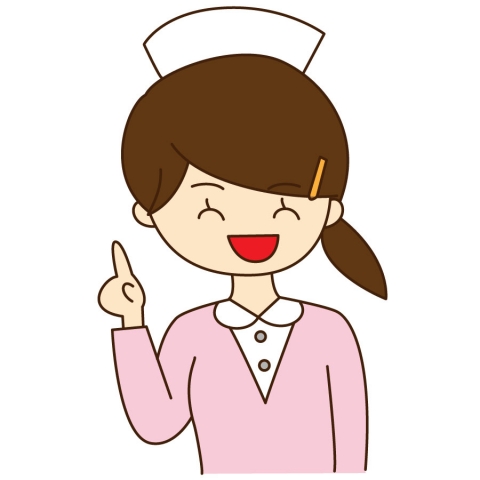 看護師の笑顔のイラスト 無料イラストのimt 商用ok 加工ok