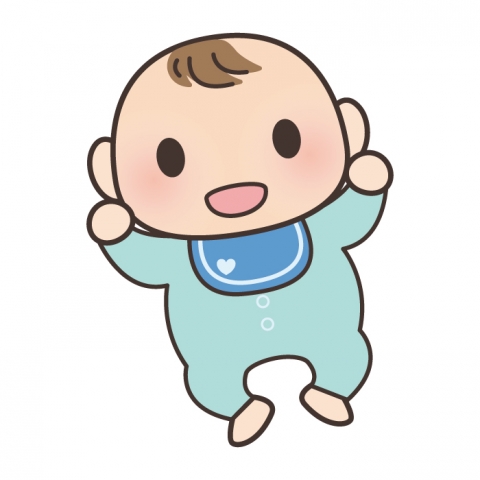 笑っている赤ちゃんのイラスト - 無料イラストのIMT 商用OK、加工OK