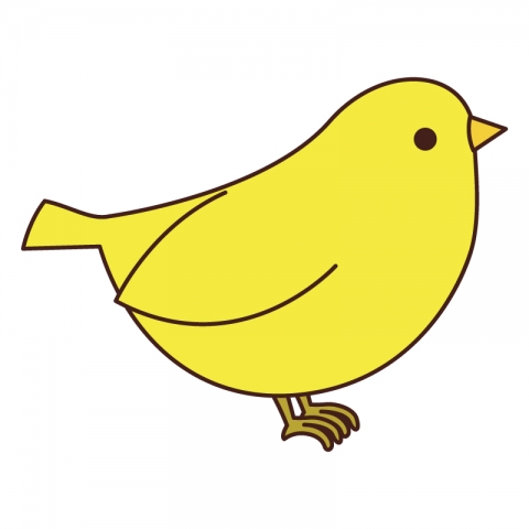 黄色い鳥のイラスト 無料イラストのimt 商用ok 加工ok