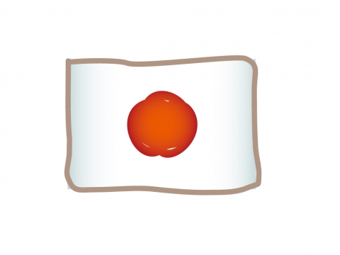 ほとんどのダウンロード 日本国旗 イラスト かわいい
