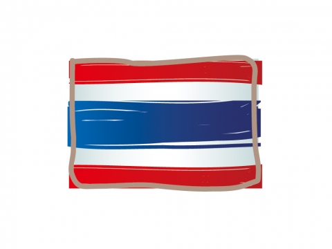 子供向けぬりえ Hd限定タイ 国旗 イラスト フリー
