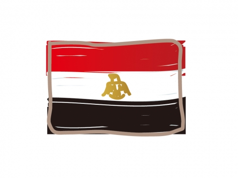 かわいいエジプトの国旗イラスト 無料イラストのimt 商用ok 加工ok