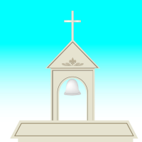 教会の鐘のイラスト