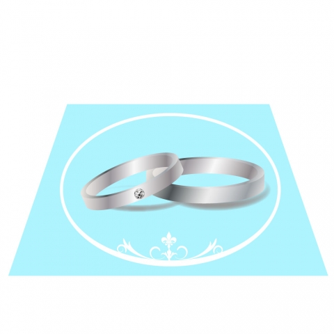 結婚指輪が重なっているイラスト 無料イラストのimt 商用ok 加工ok