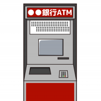 ATMのイラスト